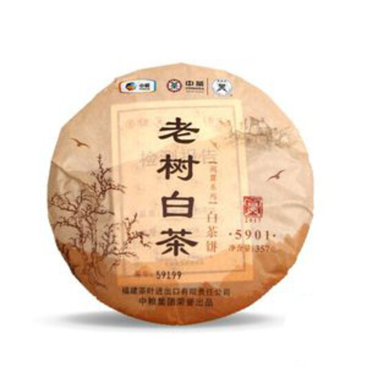 Butterfly Brand 5901 Old Tree White Tea Compressed Tea (357g)